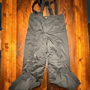 Spyder youth black ski pants - unisex size 20